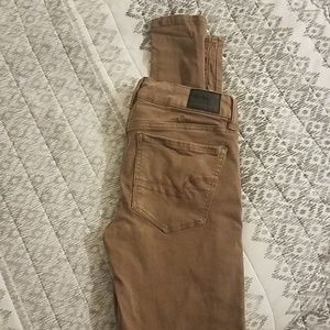 American Eagle Tan Jegging - 2 Long